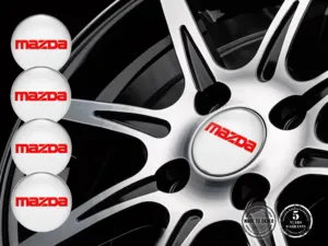 Mazda Gewölbtes Label Variante Perfekt für Felgen
